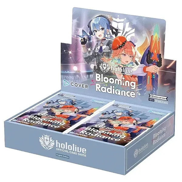 HOLOLIVE OFFICIAL CARD GAME - BLOOMING RADIANCE BOOSTER DISPLAY (12 PACKS) - EN